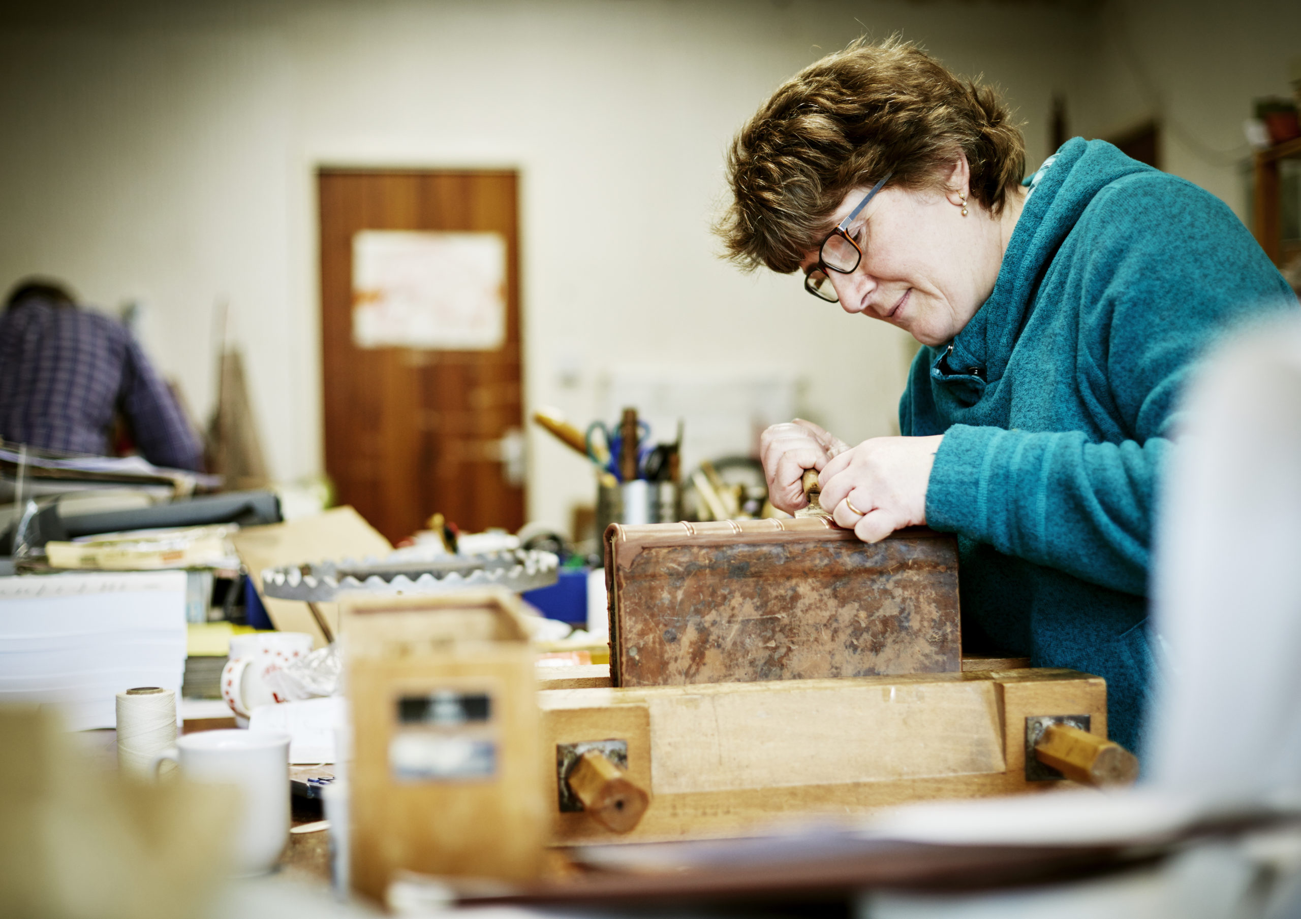 Book Repair Lady